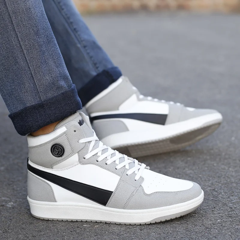 Bacca Bucci Grey BALANCER Fashion Sneakers Trainers Shoes for Men | Best Price UAE